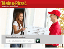 Tablet Screenshot of meine-pizza.net
